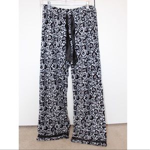 Leopard print pajama bottoms